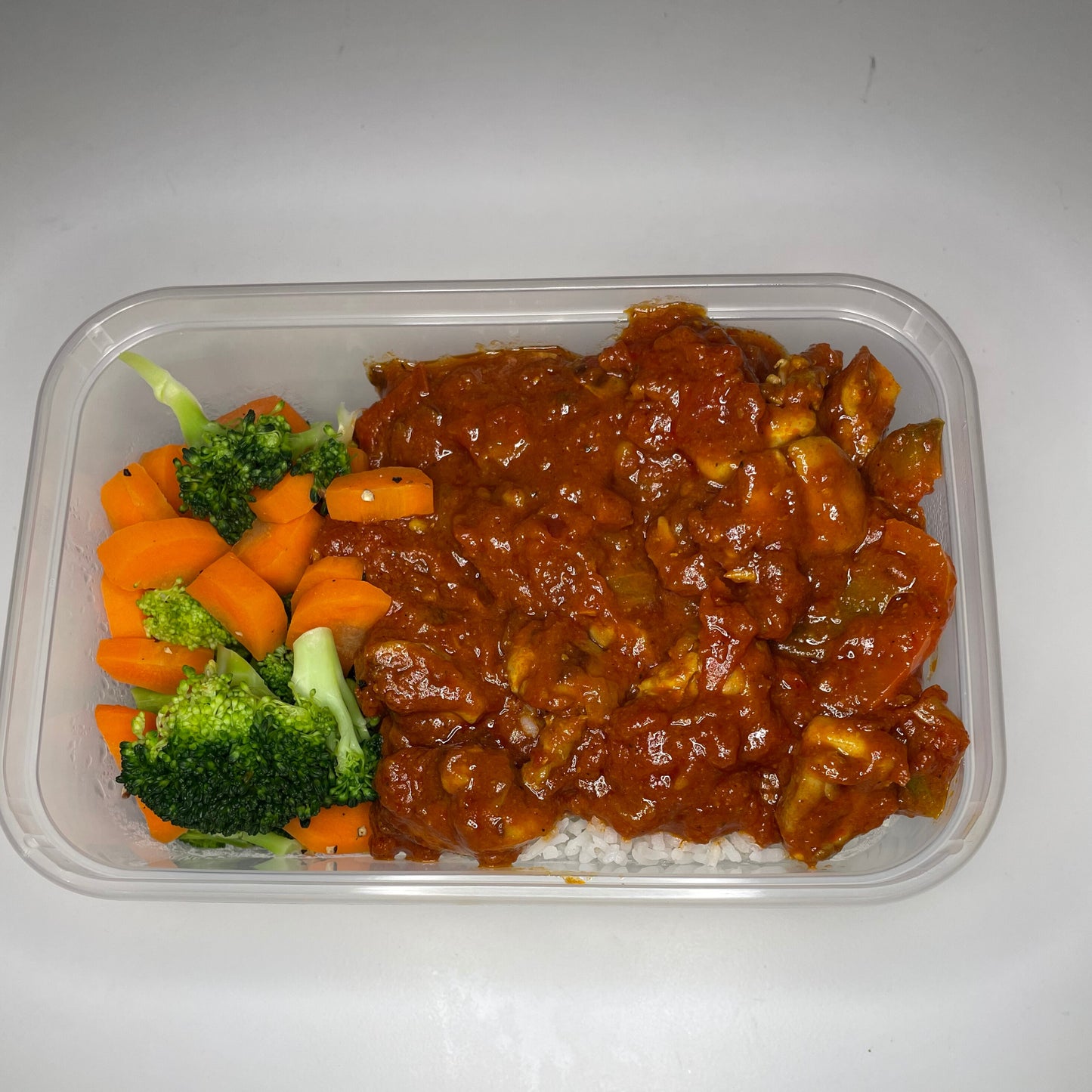 Jalfrezi curry w/ Basmati Rice & Vegetables